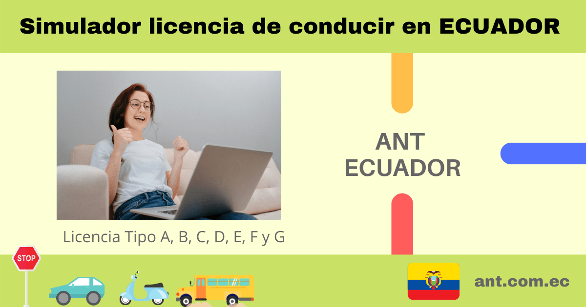 Simulador ant 2025 licencia de conducir ant ecuador